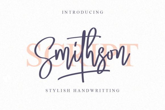 Smithson Script & Handwritten Font By Nun Creatype