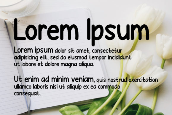A Beautiful Day Font - Preview 1