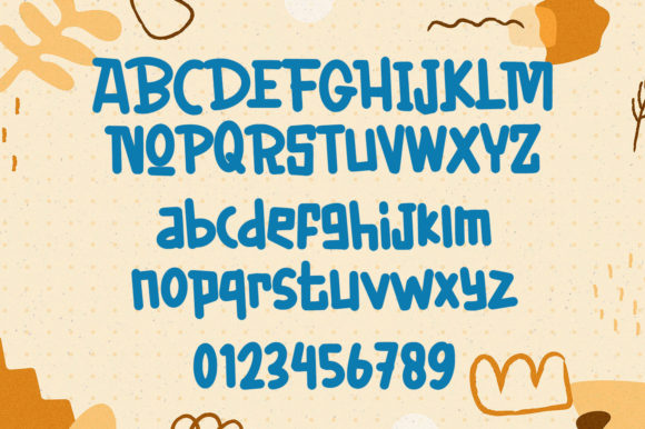 Amoku Runsel Font - Preview 3