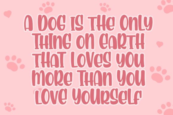 Brown Doggie Font - Preview 2