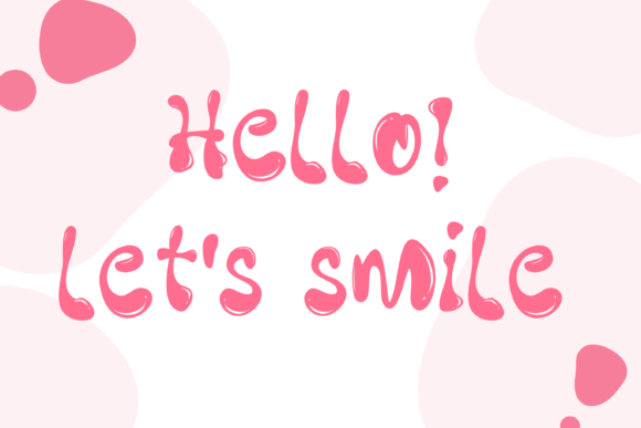 Cute Bubble Font - Preview 1