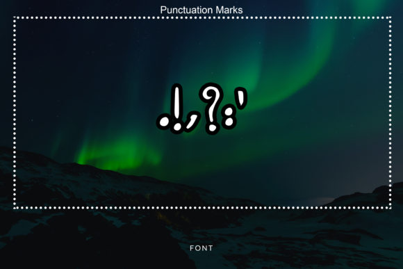 Dazzling Night Font PNG with transparent background - Preview 3