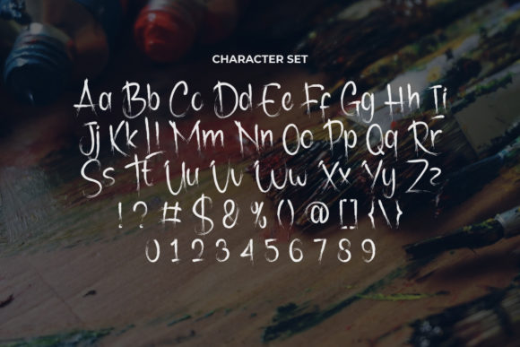 Dry Paint Font - Preview 3