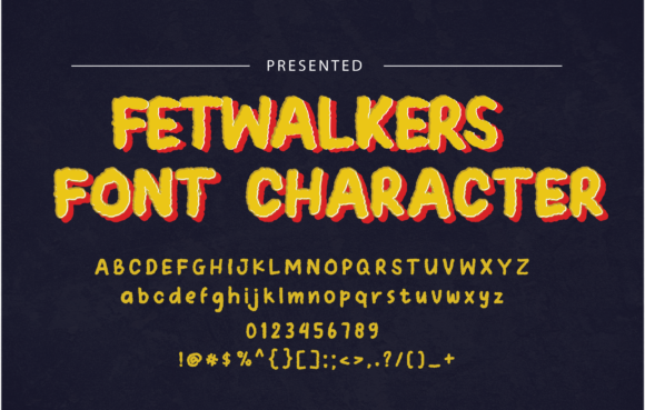 Fetwalkers Font - Preview 1