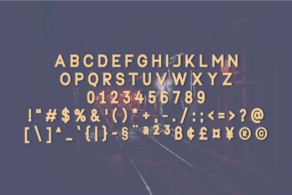 Fibreo Font PNG with transparent background - Preview 1