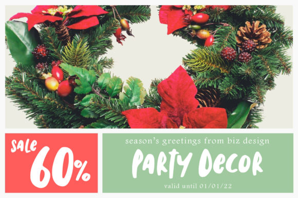 Flower Christmas Font - Preview 1