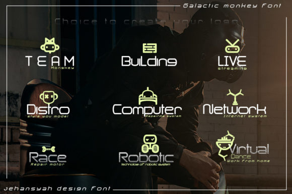Galactic Monkey Font - Preview 3