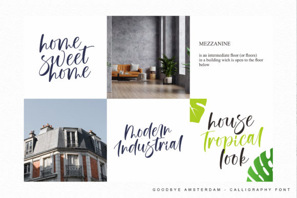 Goodbye Amsterdam Font PNG with transparent background - Preview 1