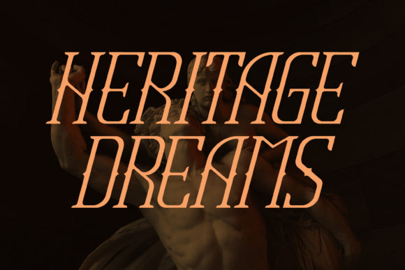 Heritage Dreams Font PNG with transparent background - Preview 6