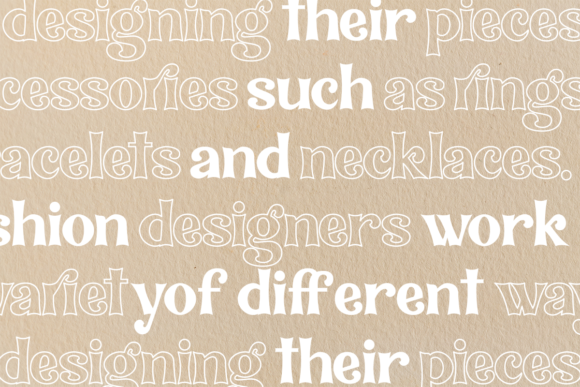 Kavala Font PNG with transparent background - Preview 4