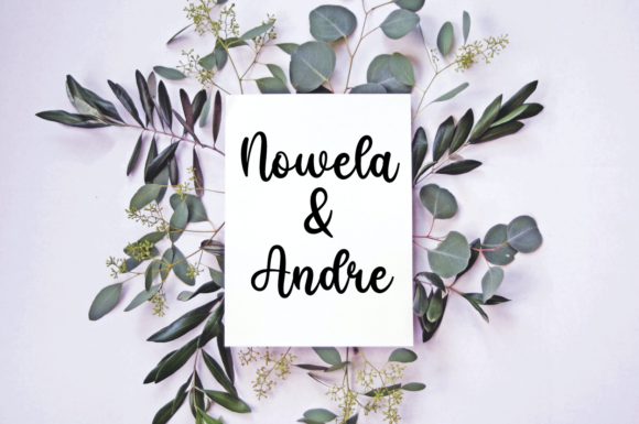 Love January Font PNG with transparent background - Preview 4