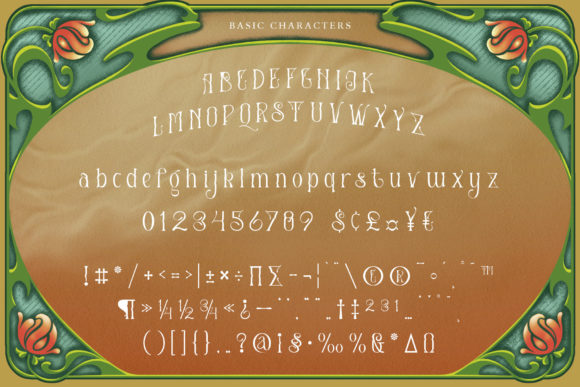 Molucas Font PNG with transparent background - Preview 2