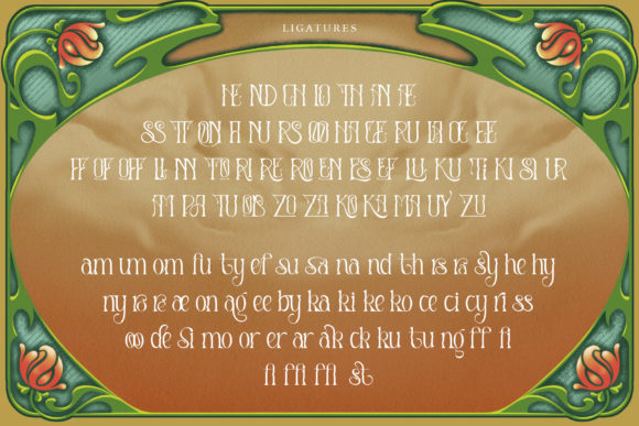 Molucas Font PNG with transparent background - Preview 4