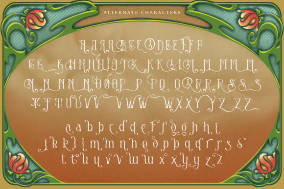 Molucas Font PNG with transparent background - Preview 6