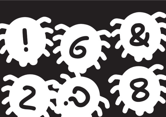 Play Bug Font PNG with transparent background - Preview 2