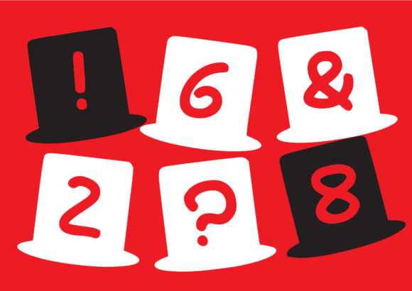 Play Top Hat Font PNG with transparent background - Preview 2