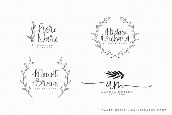 Rante Mario Font PNG with transparent background - Preview 2