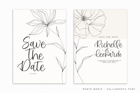 Rante Mario Font PNG with transparent background - Preview 3