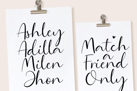 Amatley Script Font - Preview 1