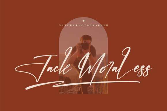 Dusty Peach Font PNG with transparent background - Preview 3
