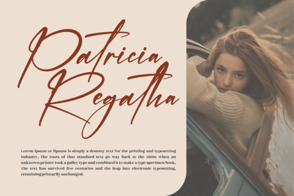 Dusty Peach Font PNG with transparent background - Preview 4