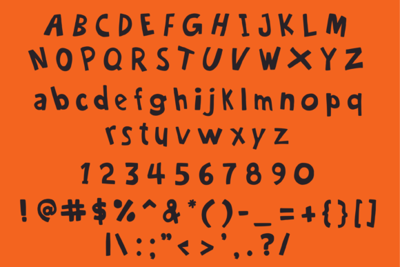 Flintstone Font - Preview 6
