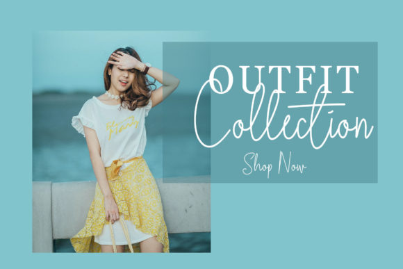 Gloowing Signature Font PNG with transparent background - Preview 2