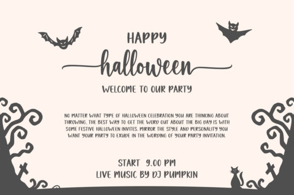 Happy Halloween Font - Preview 2