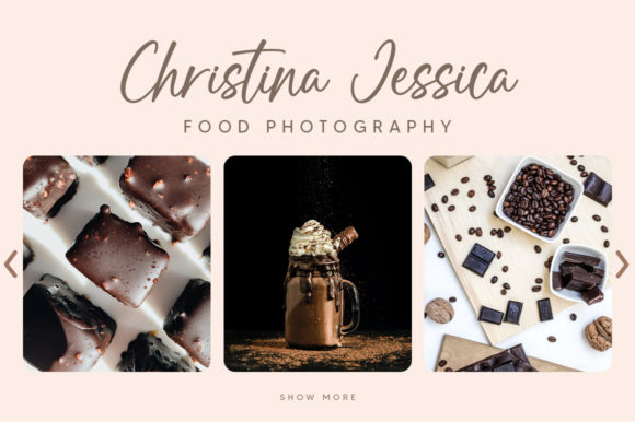 Hot Chocolate Font PNG with transparent background - Preview 3
