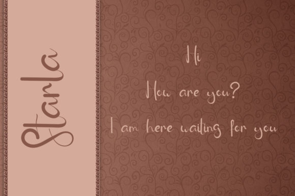 January Rain Font PNG with transparent background - Preview 1