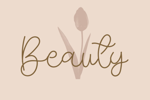 Julia Girl Font PNG with transparent background - Preview 2
