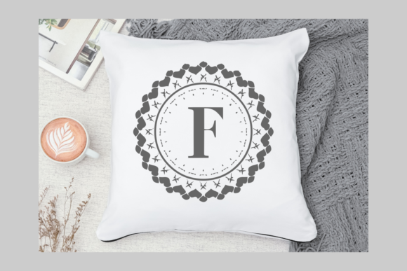 Monogram Ninelia Font PNG with transparent background - Preview 2