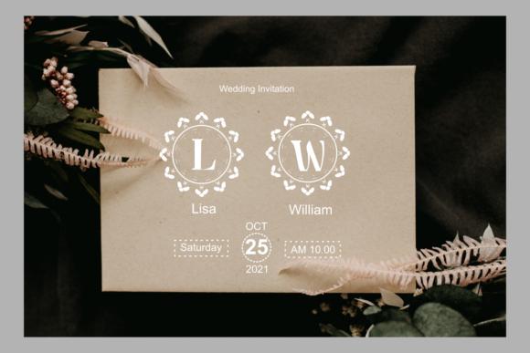 Monogram Ninelia Font PNG with transparent background - Preview 6