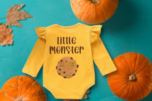 Monster Cookie Font PNG with transparent background - Preview 1
