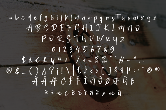 Rusty Screw Font PNG with transparent background - Preview 5