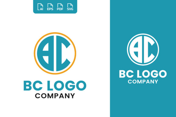 Initial Letter BC Circle Logo Design Graphic Logos By Nuriyanto51