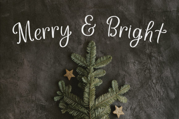 Holiday Spice Font PNG with transparent background - Preview 4