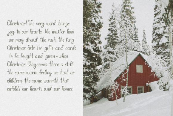 Holiday Spice Font PNG with transparent background - Preview 5