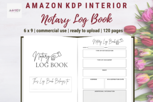 Notary Log Book Template Graphic by allaboutkdp · Creative Fabrica