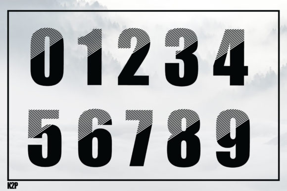 Basic 101 Font PNG with transparent background - Preview 2