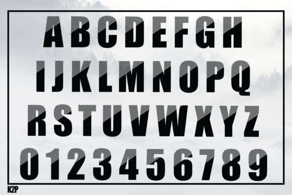 Basic 101 Font PNG with transparent background - Preview 3