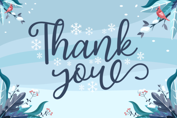 Beautiful Snowfall Font - Preview 5