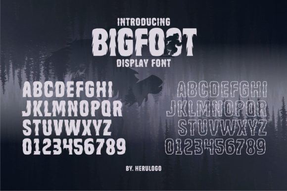 Bigfoot Font - Preview 5
