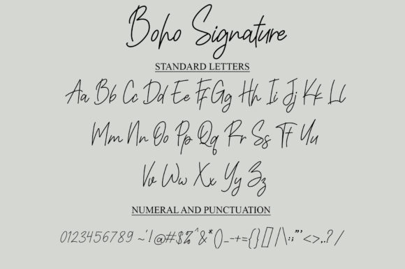 Boho Signature Font - Preview 4