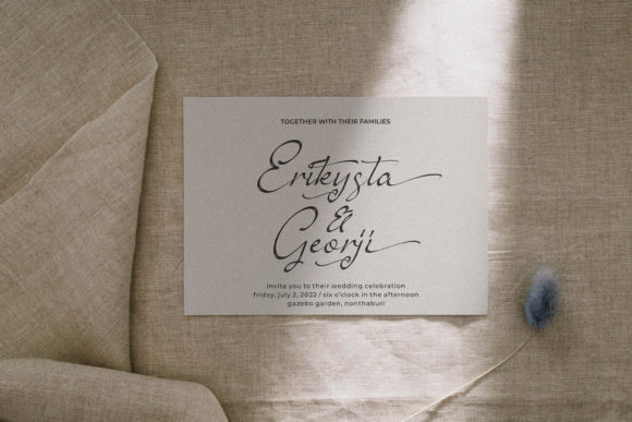 Brush Renytha Font - Preview 2