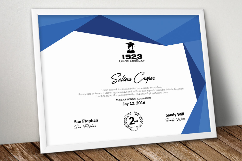 Certificate Template Graphic by Leza Sam · Creative Fabrica