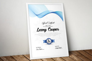 Certificate Template Psd Graphic by Leza Sam · Creative Fabrica