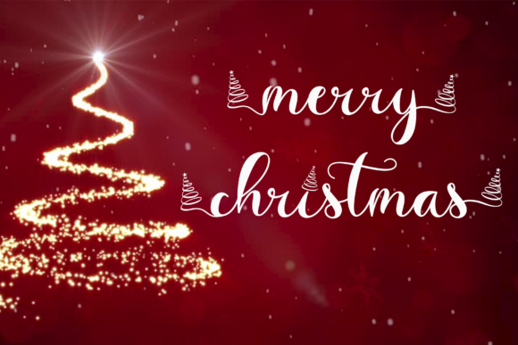 Christmas Glitter Font - Preview 1