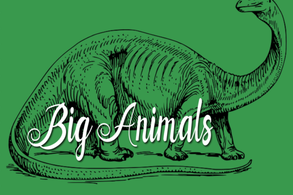 Dino Saur Font - Preview 1