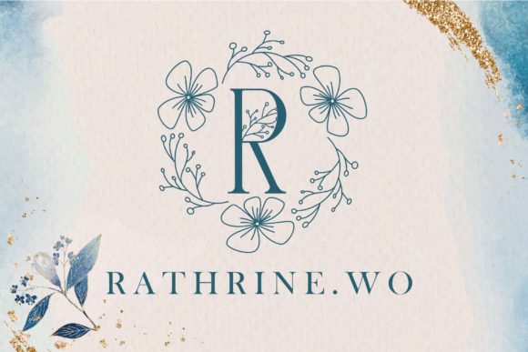 Flower Buds Monogram Font - Preview 1